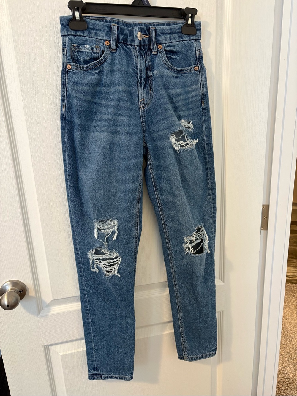 AE curvy mom jeans